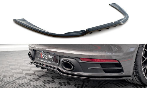 Zadní spoiler nárazníku Porsche 911 Carrera 4S 992 s žebrováním