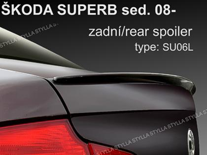 Křídlo-lip spoiler kufru Škoda Superb II