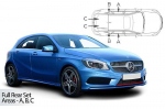 Sluneční clony CarShades MERCEDES-BENZ Class A (W176), 5-dvéř.