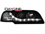 Přední světla černá LED Devil Eyes Volvo S40 / V40