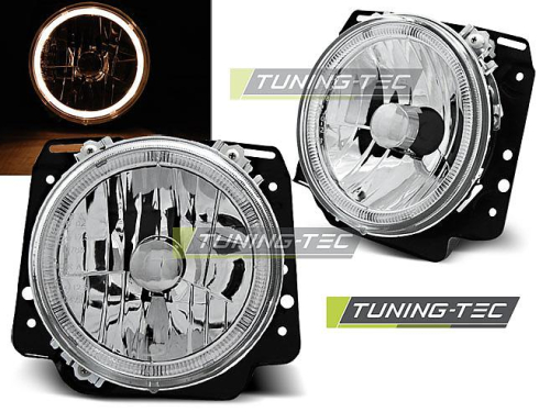 Přední světla s Angel Eyes Volkswagen Golf II