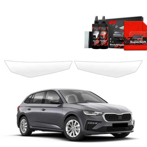 Ochranná folie GRIZZ na přední světlomety Skoda Scala