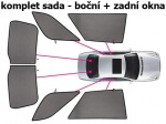 Sluneční clony CarShades MERCEDES-BENZ Class A W168, 5-dvéř. (dlouhý rozvor)