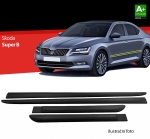 Plastové lišty dveří - venkovní Škoda Superb I
