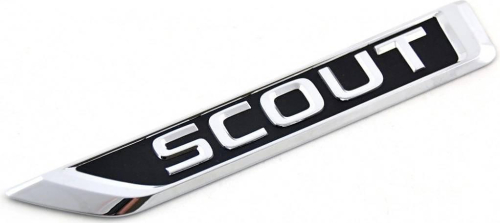 Boční nápis "SCOUT" Originál pro vozy Škoda Kodiaq - pravý