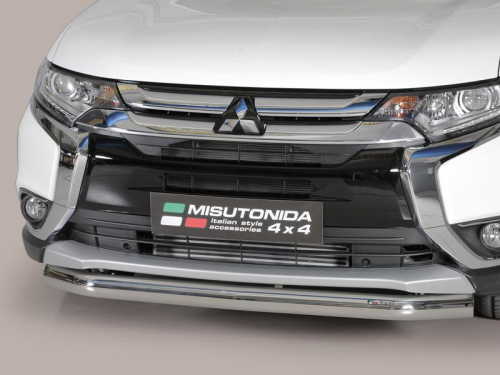 Nerezový přední ochranný rám - spodní Mitsubishi Outlander III facelift