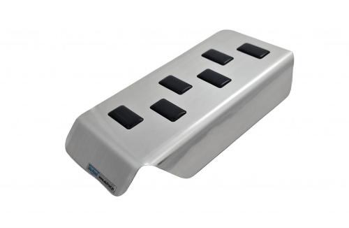 Opěrka nohy - nerez, Nissan Pathfinder III