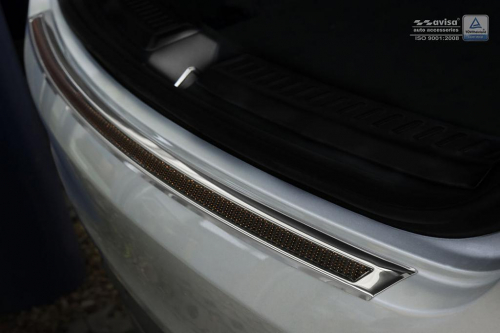 Kryt prahu zadních dveří Mercedes V Class W447 - nerez / karbon