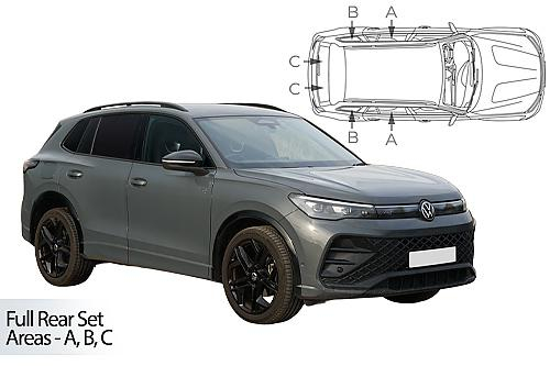 Sluneční clony CarShades pro Volkswagen Tiguan III 5-dveř.