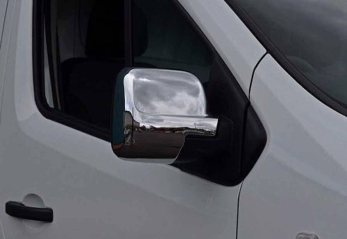 Chrom kryty bočních zrcátek Renault Trafic III