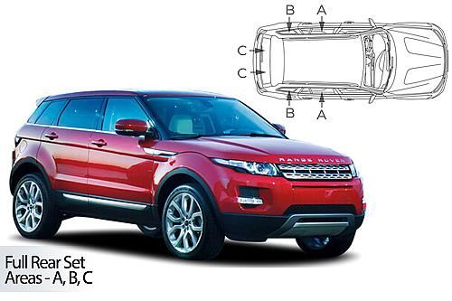 Sluneční clony CarShades LAND ROVER Evoque, 5-dvéř.