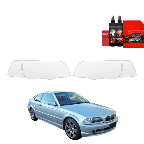 Ochranná folie GRIZZ na přední světlomety BMW 3 E46 Coupe Pre-LCI