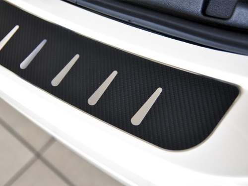 Kryt prahu pátých dveří - nerez+karbon folie HYUNDAI i30 I 5dvéř.