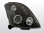 Přední světla černé Angel Eyes Suzuki Swift