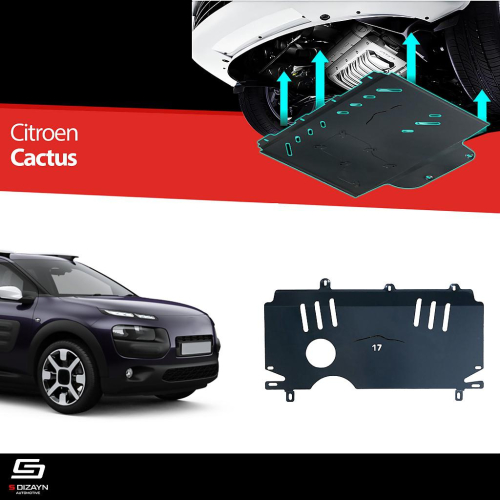 Ocelový kryt pod motor (2mm) Citroen C4 Cactus