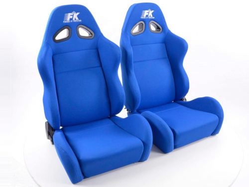 Sportovní sedačky FK Automotive Sport modré