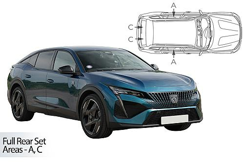 Sluneční clony CarShades Peugeot 408 5-dveř.