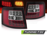 LED zadní světla Audi A6 Combi - červeno / bílé provedení