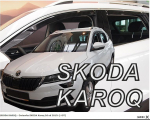 Deflektory-ofuky oken Škoda Karoq 5D - přední+zadní