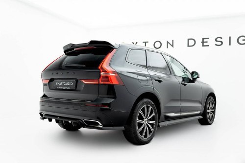 Zadní spoiler nárazníku Volvo XC60 Mk2 s žebrováním