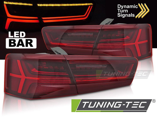 Zadní LED světla s dynamickým blinkrem pro AUDI A6 C7 Sedan