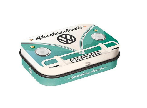 Plechová krabička s mentolkami Mint Box Volkswagen - Adventure Awaits