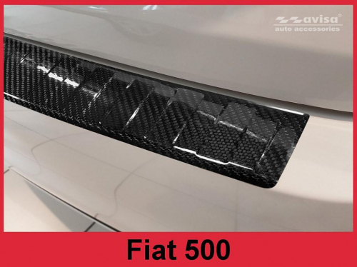 Karbonový kryt prahu zadních dveří Fiat 500