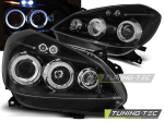 Přední světla s Angel Eyes Renault Clio III - II. jakost
