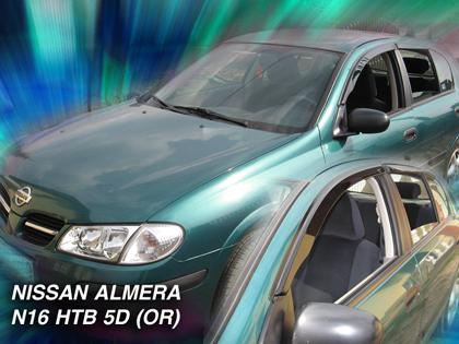 Deflektory-ofuky oken Nissan Almera N16 5dv. htb.