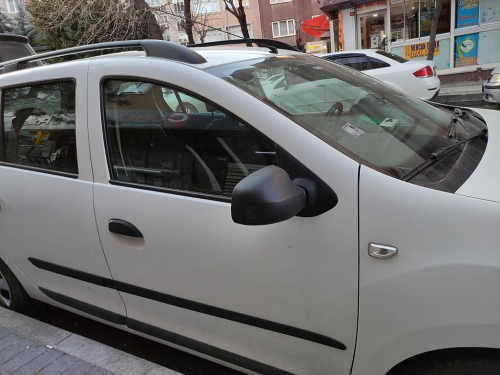 Plastové lišty dveří - venkovní Dacia Logan