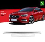 Nerez + ABS lišty dveří Opel Insignia B