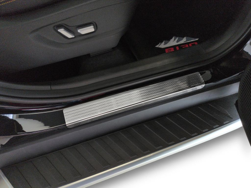 Kryty prahů-nerez+plast Baic BJ30