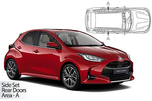 Sluneční clony CarShades Toyota Yaris, 5-dvéř.