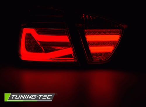 Zadní světla LED-BAR BMW E90 kouřové provedení