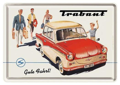 Retro pohlednice - Trabant 10x14,5cm