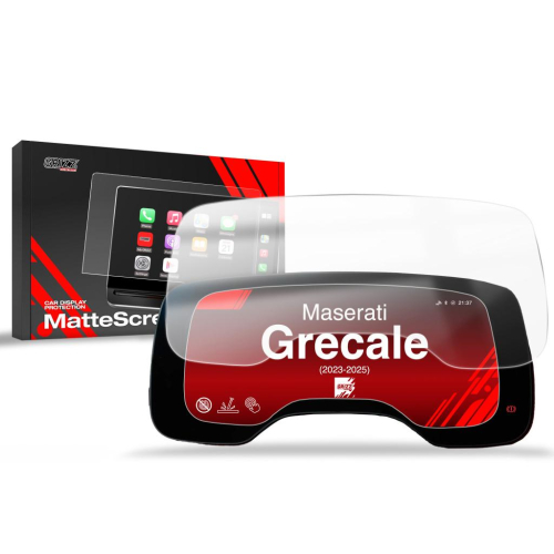 Matná folie na LCD display navigace Maserati Grecale Virtual Cockpit (2023-2025)