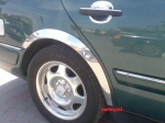 Chromové lemy blatníků Mercedes E W210, 4-dvéř. sedan, kombi