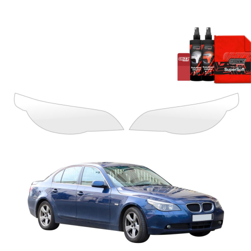 Ochranná folie GRIZZ na přední světlomety BMW 5 E60 Sedan PreLCI
