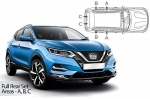 Sluneční clony CarShades NISSAN Qashqai, 5-dvéř.