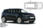 Sluneční clony CarShades Land Rover Range Rover Evoque, 5dvéř.