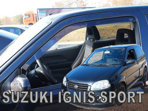 Deflektory-ofuky oken Suzuki Ignis Sport 3 dvéř. přední