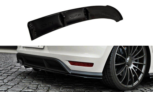 Zadní spoiler nárazníku VW Polo V GTI Facelift, s žebrováním