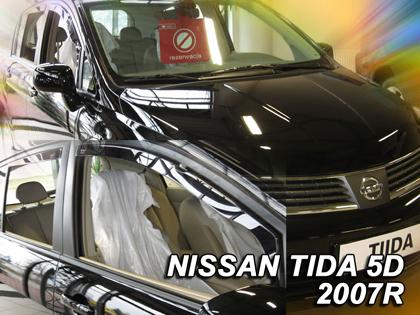 Deflektory-ofuky oken Nissan Tiida htb.