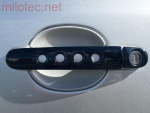 Kryty klik děrované se dvěma zámky Škoda Roomster - černé 