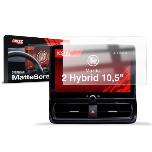 Matná folie na LCD display navigace Mazda 2 Hybrid 10,5" (2022-2026)