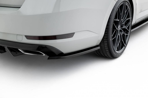 Boční spoilery zadního nárazníku V3 Škoda Superb Liftback / Combi Mk3