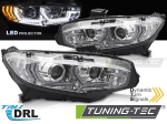 Přední LED světla s denním svícením a dynamickým blinkrem Honda Civic X - provedení chrom