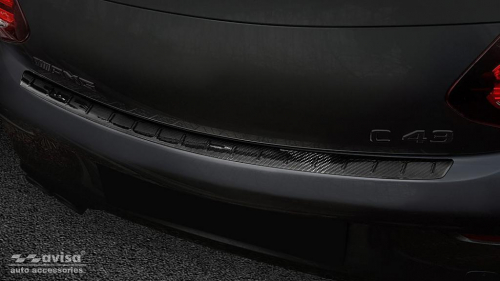 Karbonový kryt prahu zadních dveří Mercedes C Coupe II C205 AMG