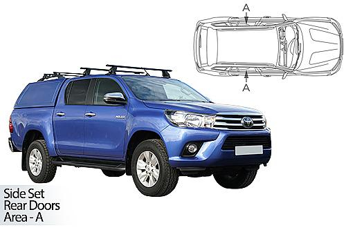 Sluneční clony CarShades Toyota Hilux