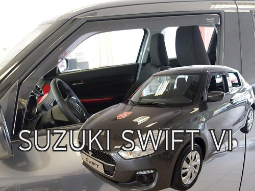 Deflektory-ofuky oken Suzuki Swift VI gen - přední
